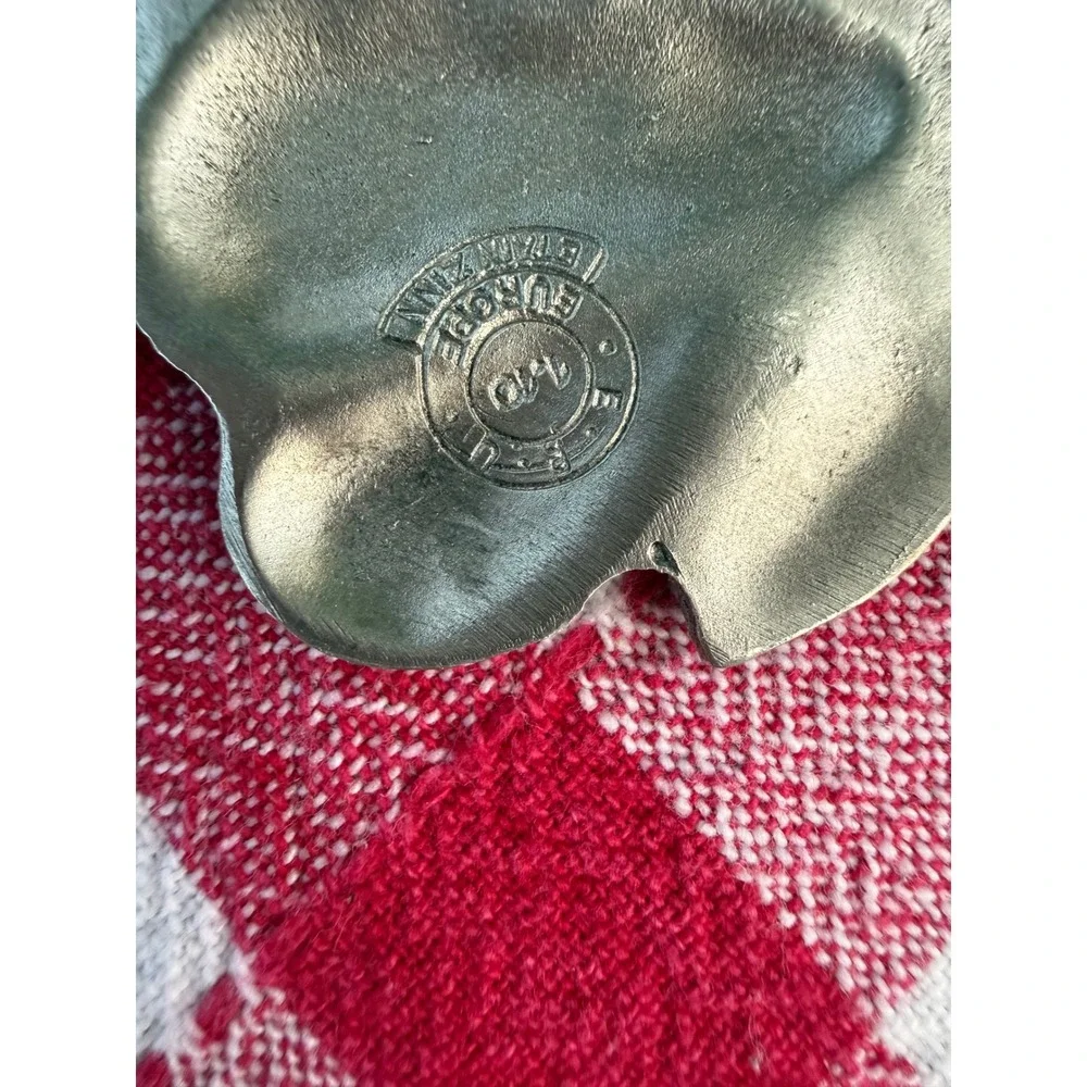 WILLIAMS SONOMA Pewter Wine Coaster Plate Candle Holder ETAIN ZINN Made Italy